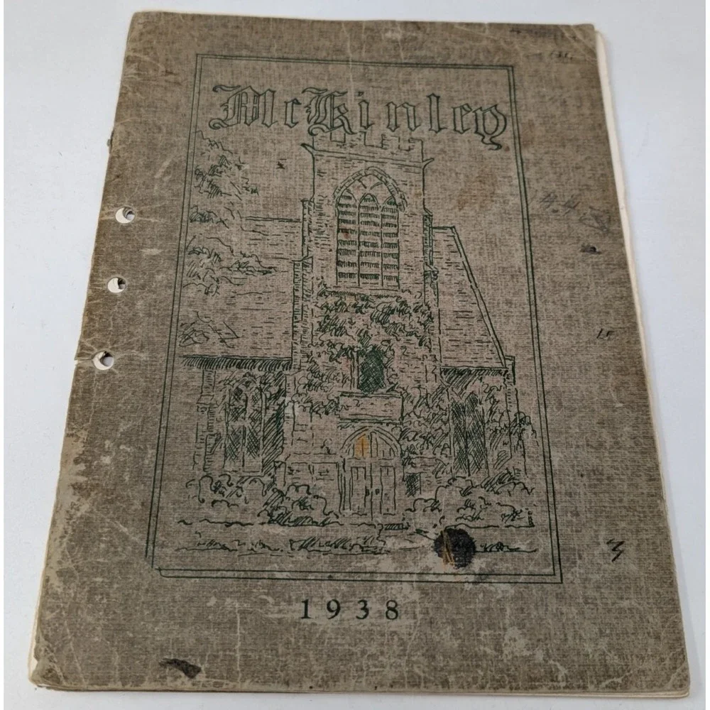Mckinley Foundation University of Illinois Yearbook Vintage‎ Antique 1938 Church